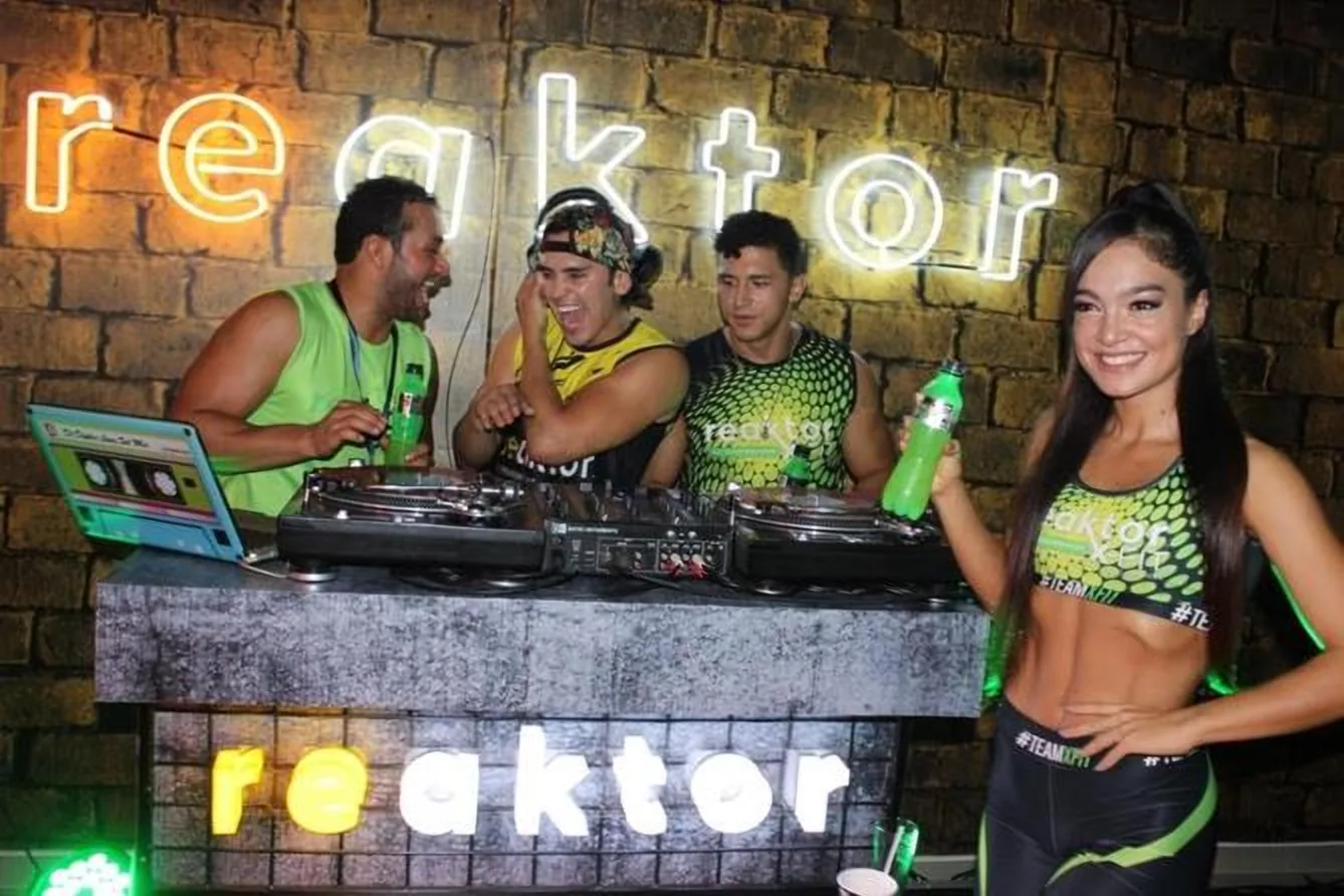 Reaktor event with a DJ and entertainment